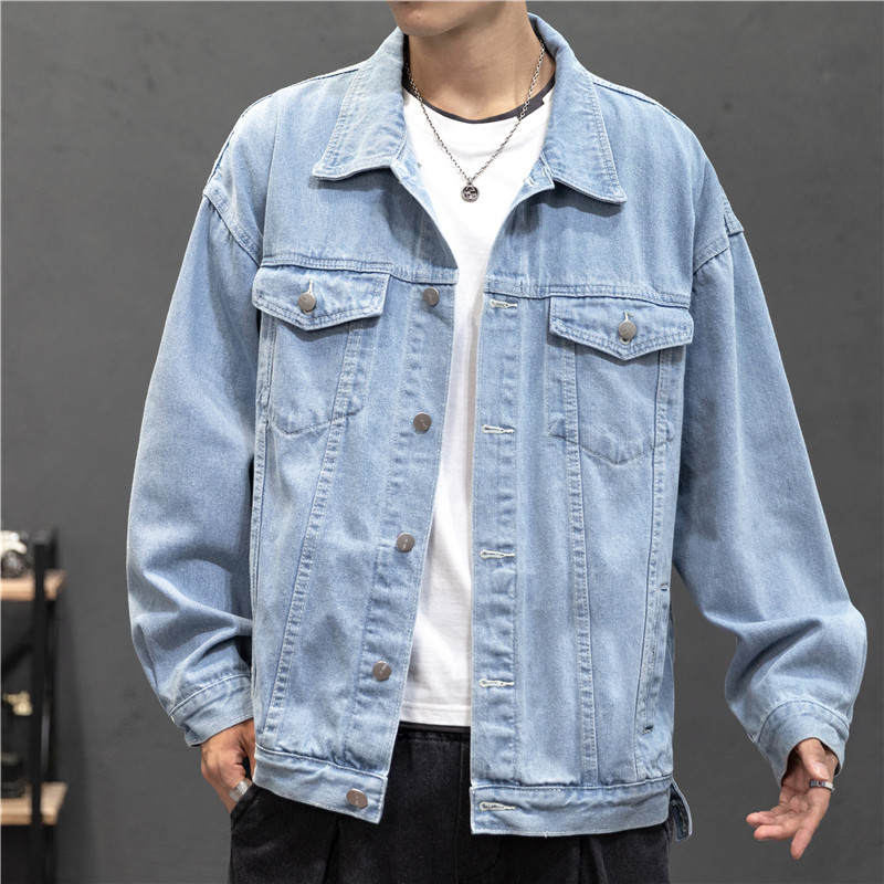 Men'S Fashion Linen Pants - New Denim Jacket uomo Vintage Jean