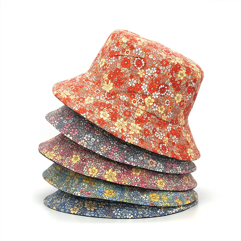 Mens Fashion Bucket Hat - Cappelli a Secchiello Reversibili con Stampa
