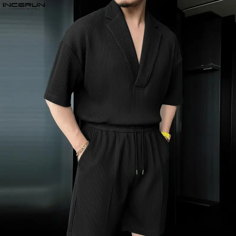 Mens Fashion Streetwear - Completo da uomo INCERUN: Camicia a