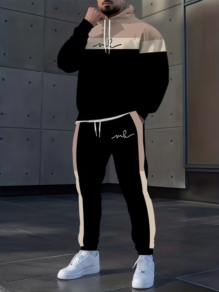 Men'S Fashion Loose Pants - Completo Sportivo da Uomo in Due