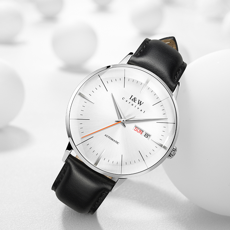 Men'S Fashion Week 2026 - Orologio Automatico Ultra Sottile I&W 2026
