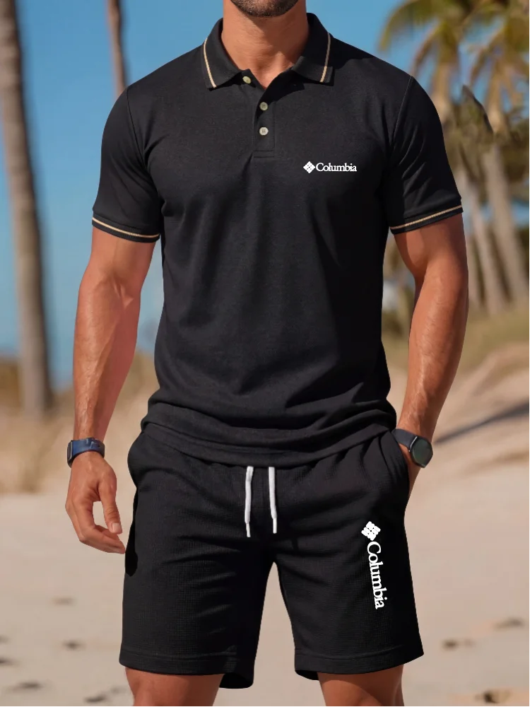 Men'S Fashion Brands - Set Polo Stampata a Maniche Corte