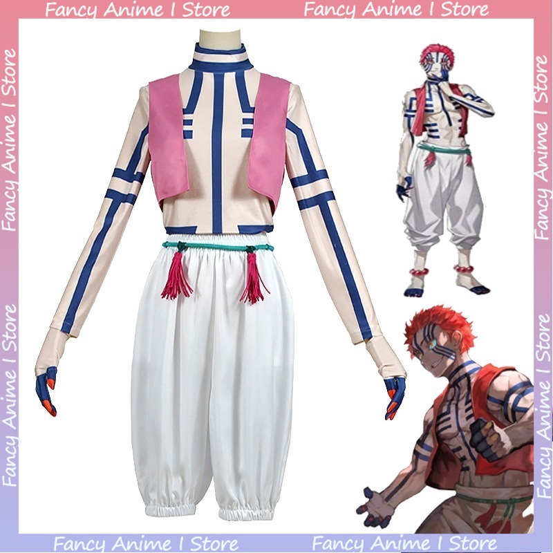 Mens Fashion Dress - Costume Cosplay Anime Akaza, Elegante Abbigliamento