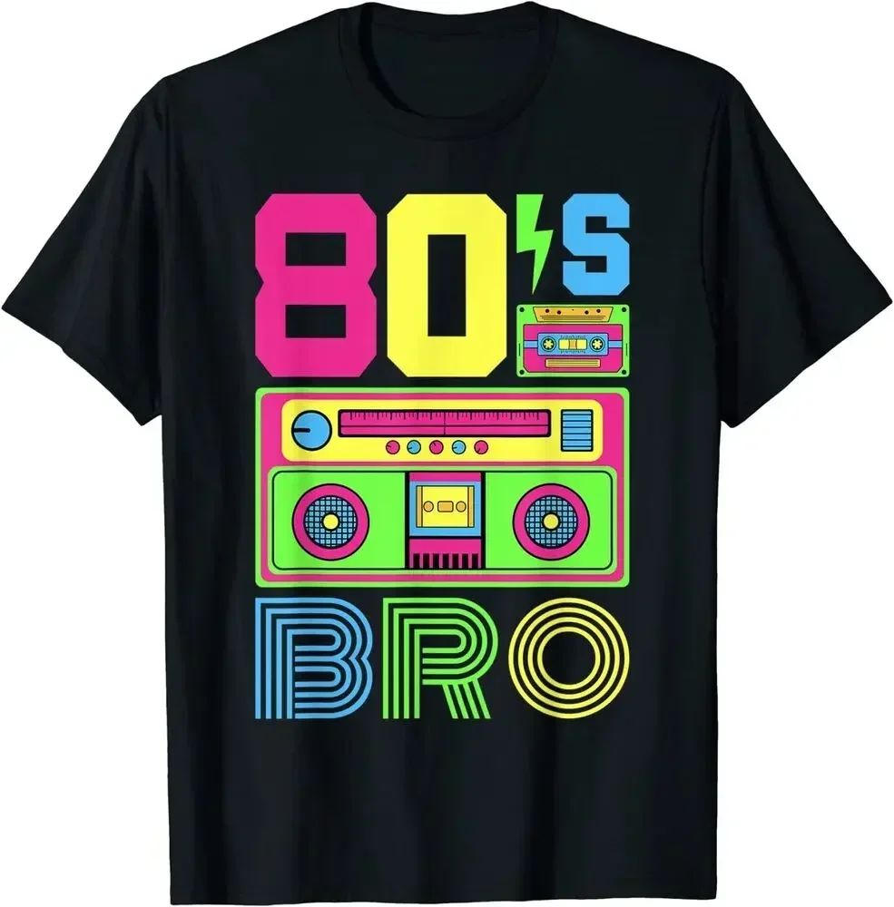 Mens Fashion In 1980S - Maglietta anni '80 Bro, Moda Anni