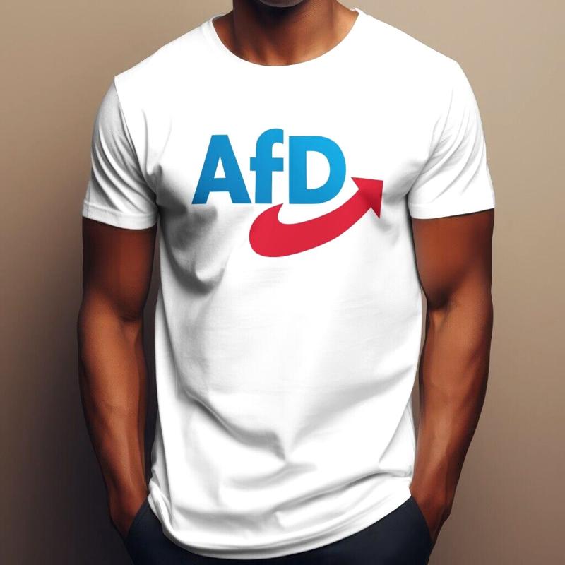 Men'S Fashion Uk - Afd Maglietta del partito politico tedesco