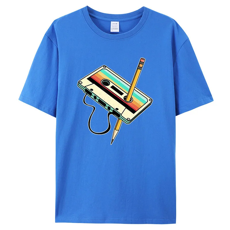 Mens Fashion In 1980S - Retro anni '80 Nastro Matita Grafica