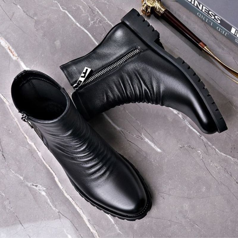 Mens Fashion Dress - Stivali alti da uomo di alta