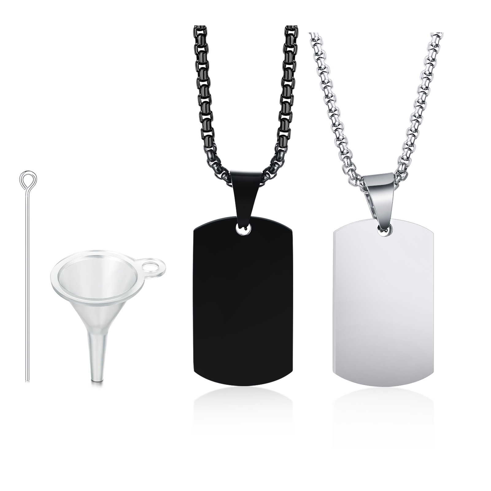 Mens Fashion In The 50S - Collana da uomo con targhetta per