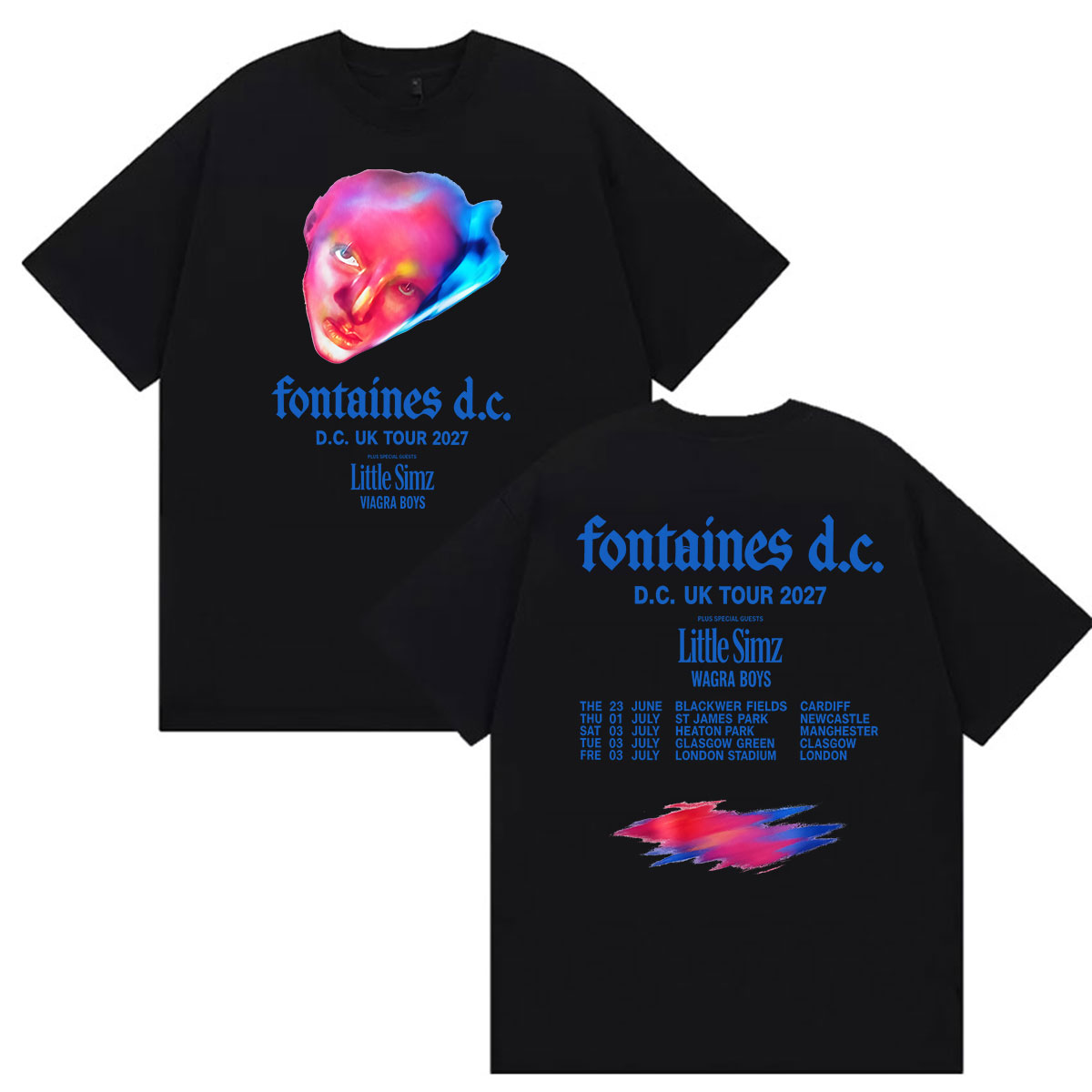 Men'S Fashion Uk - Magliette Merch Fontaines D.C Rock Band