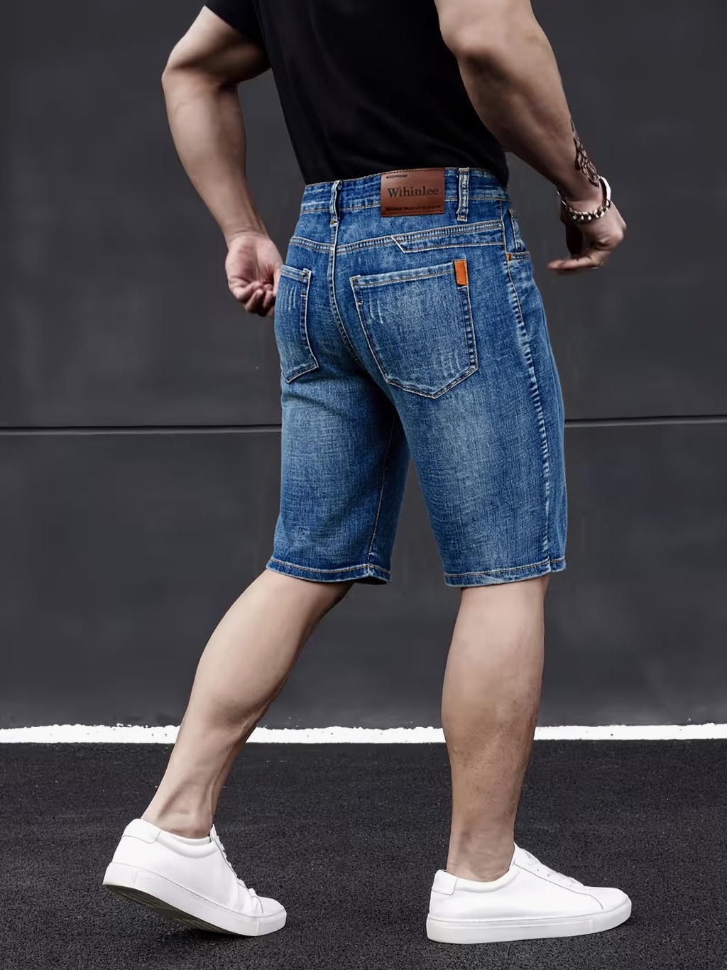 Men'S Fashion Linen Pants - Wthinlee Nuovi Jeans da Uomo Business