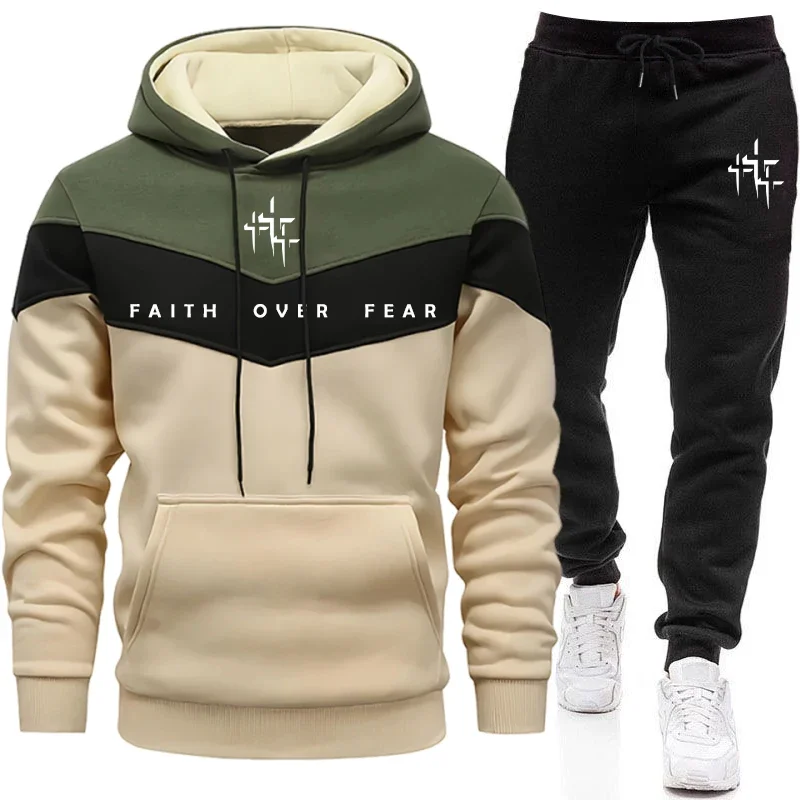 Tuta da Uomo 'Faith Over Fear' - Mens Fashion Streetwear recensione e prezzo