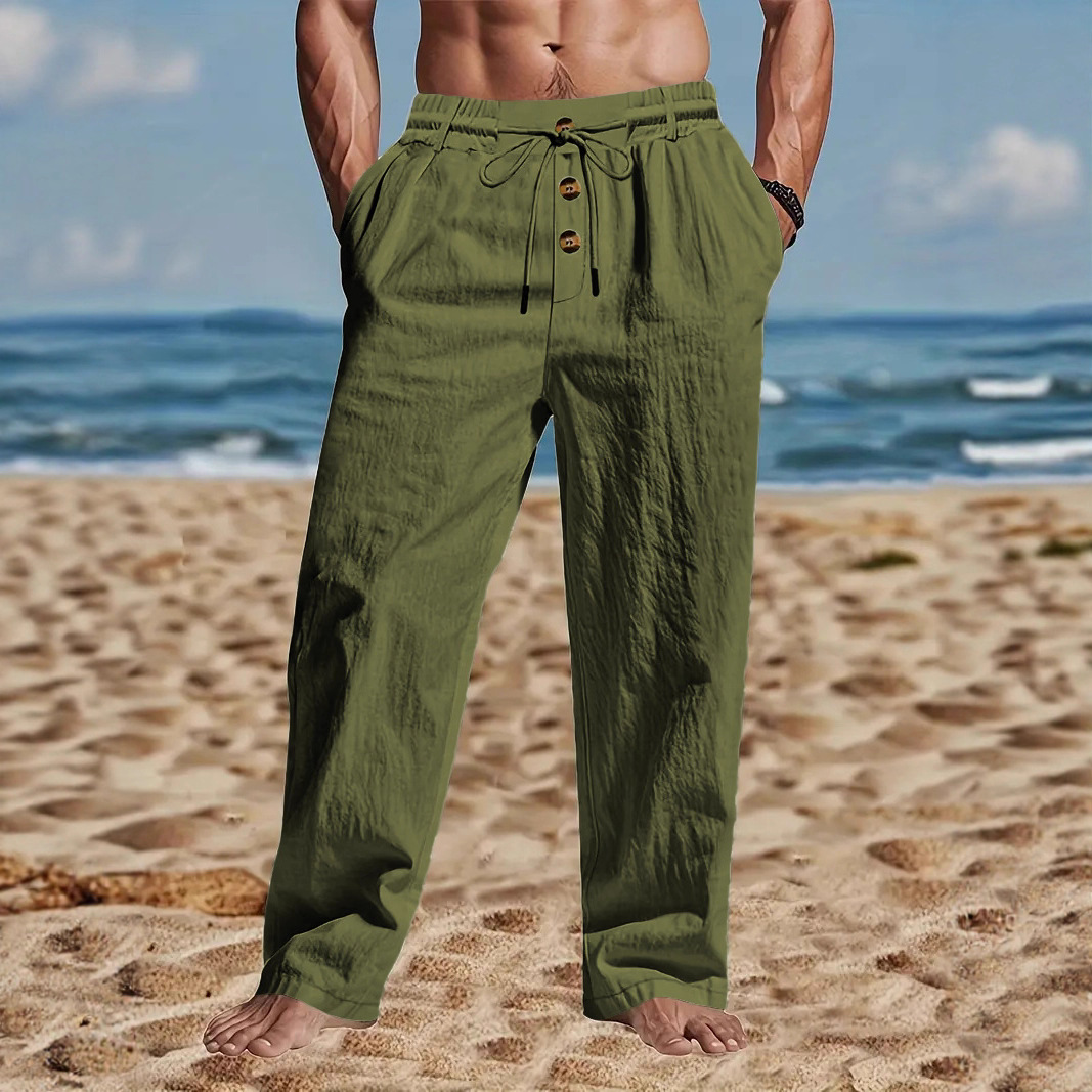 Nuovi Pantaloni Casual da Uomo - Men'S Fashion Linen Pants recensione e prezzo