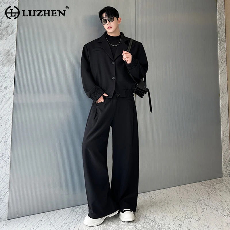 Giacca Casual LUZHEN Spring Bl - Men'S Fashion Loose Pants recensione e prezzo