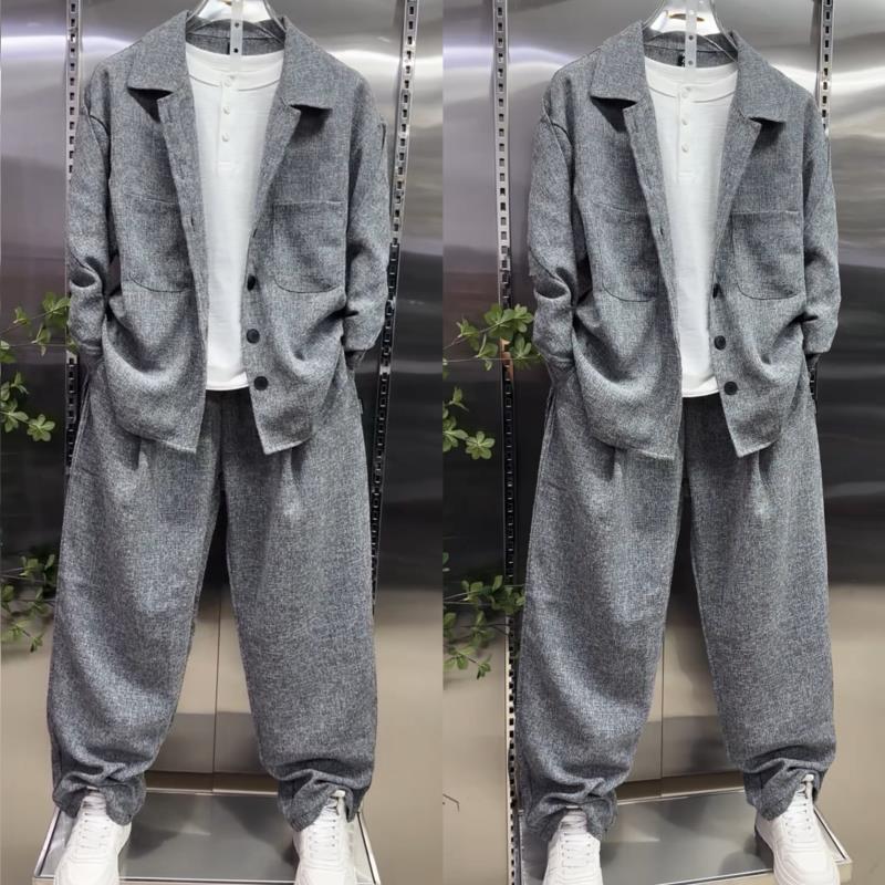 Completo da Uomo con Camicia a - Men'S Fashion Loose Pants recensione e prezzo