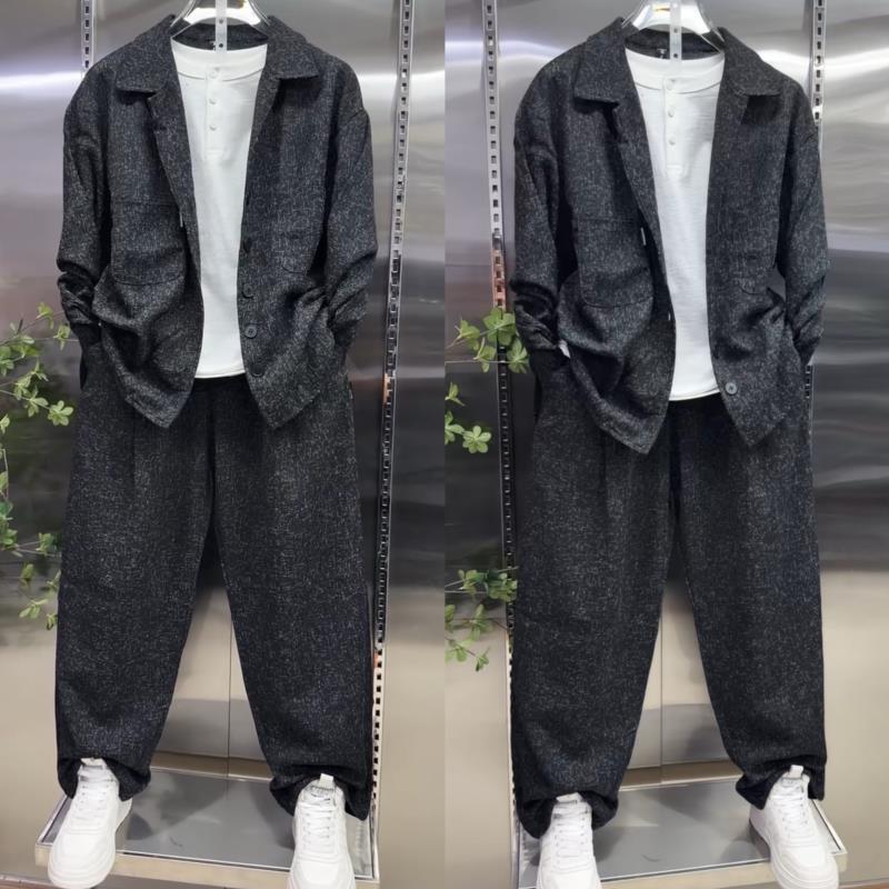 Completo da Uomo con Camicia a - Men'S Fashion Loose Pants recensione e prezzo
