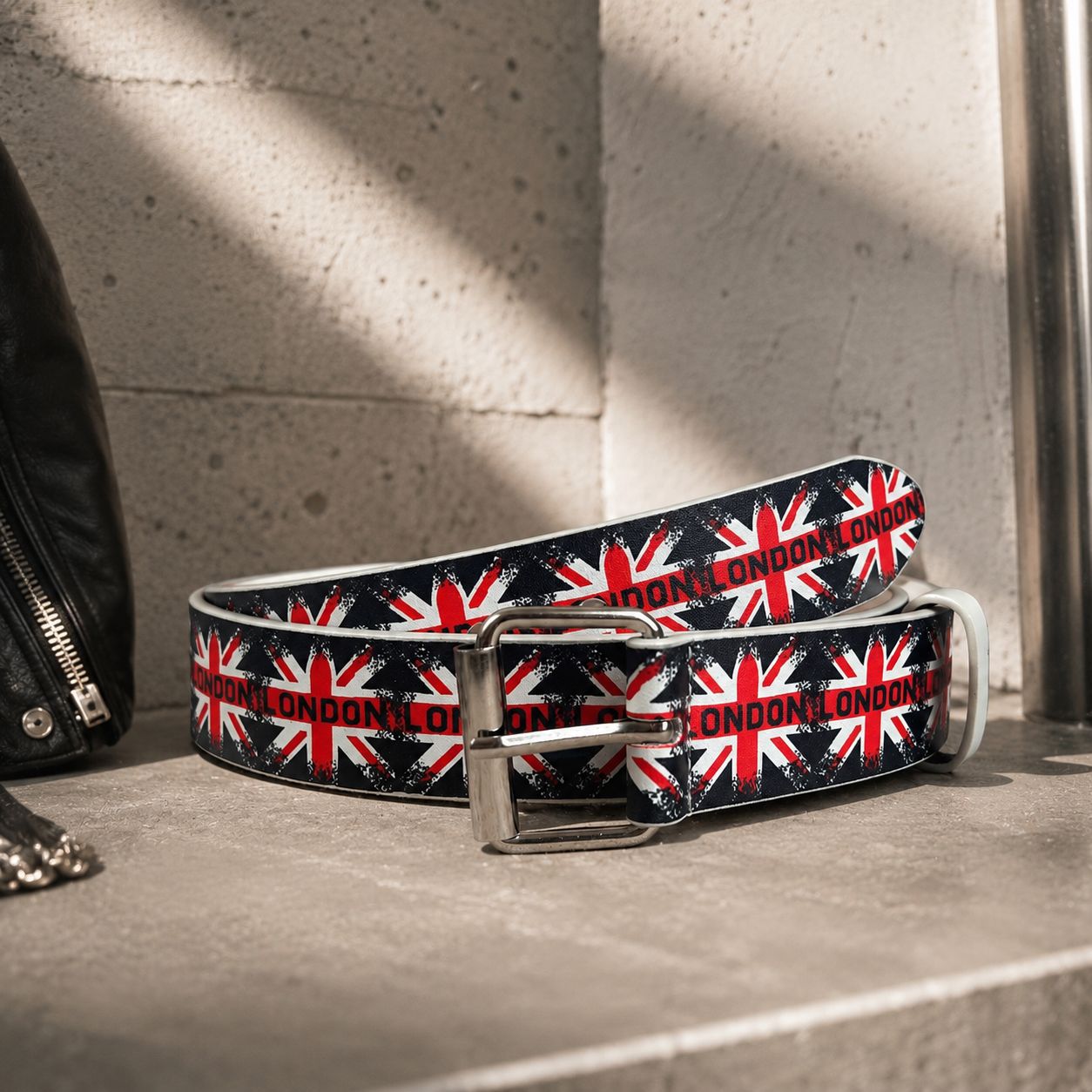 Cintura con Stampa Bandiera Un - Men'S Fashion Uk recensione e prezzo