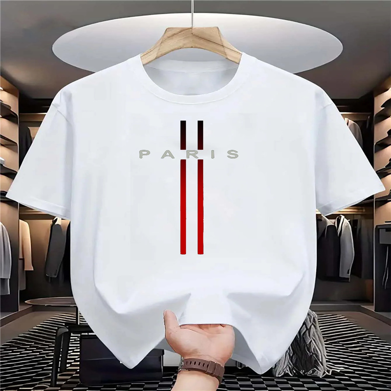 T-shirt da uomo a maniche cort - Paris Men'S Fashion recensione e prezzo