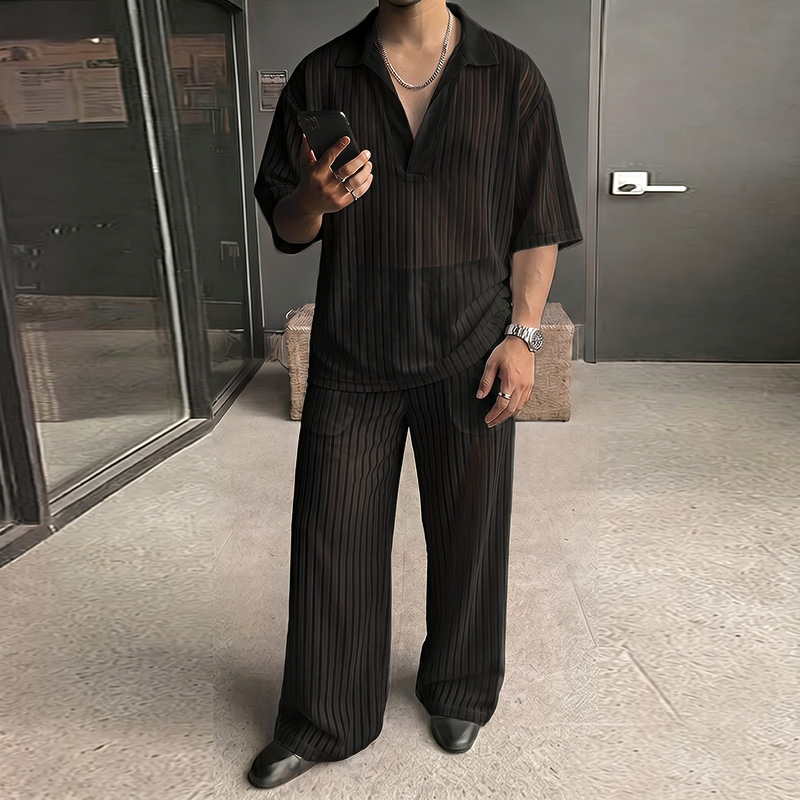 INCERUN Set da uomo a righe in - Mens Fashion Streetwear recensione e prezzo