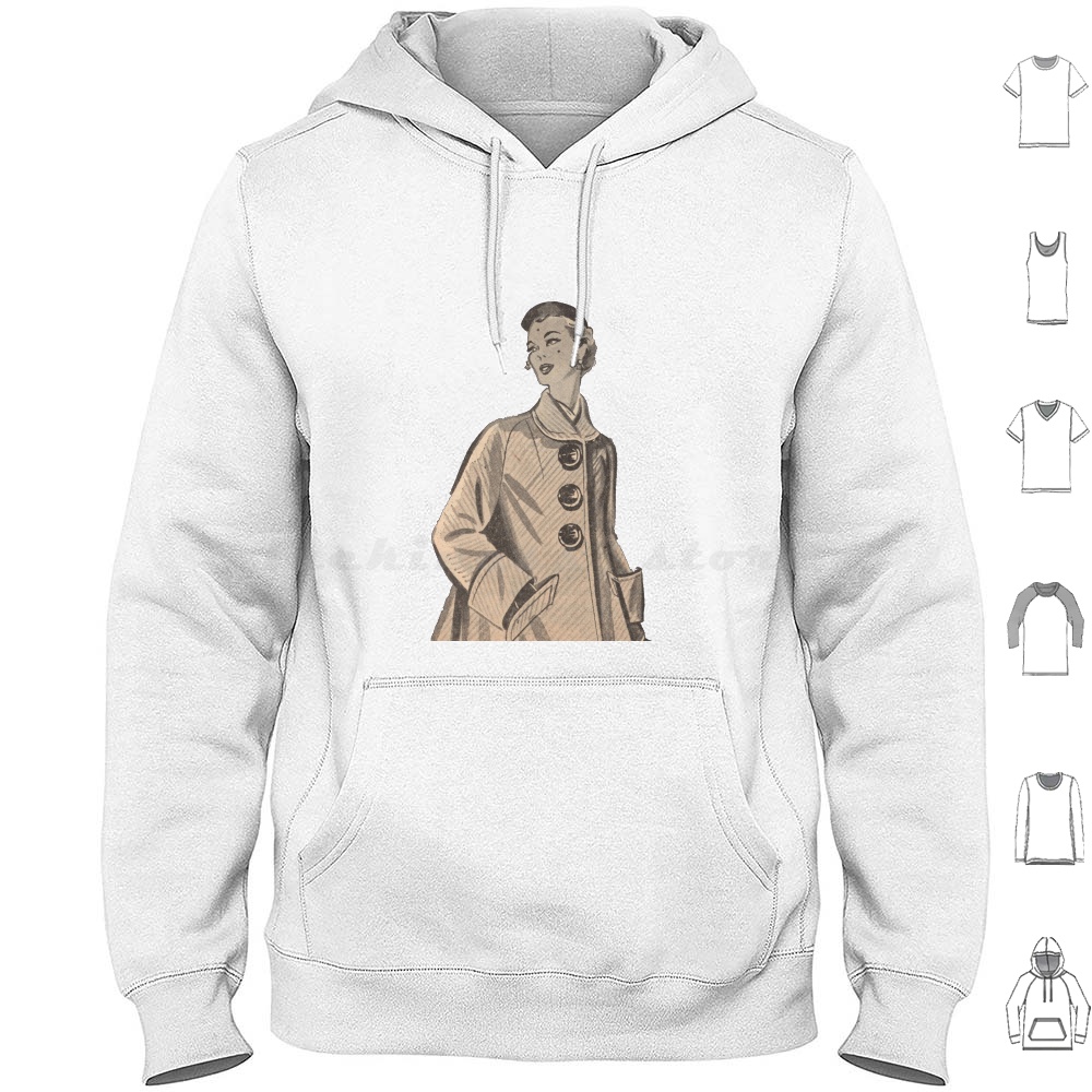 Felpa con cappuccio in cotone  - Mens Fashion In The 50S recensione e prezzo