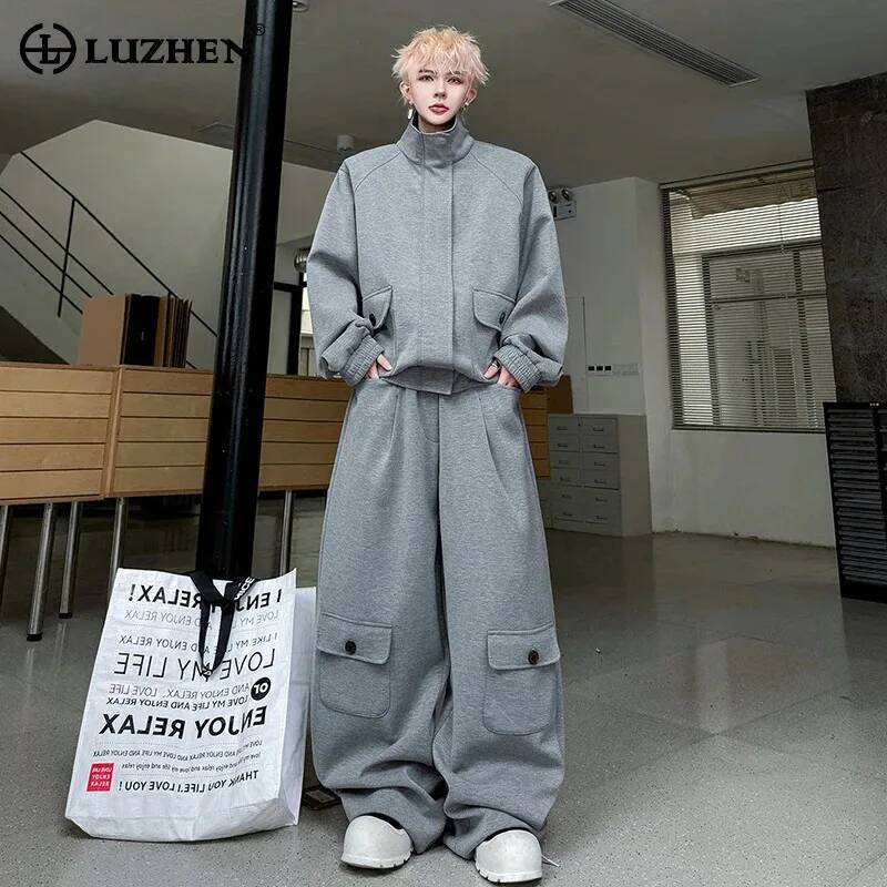 LUZHEN Cardigan Colorato 2026  - Knitted Cardigan Men recensione e prezzo
