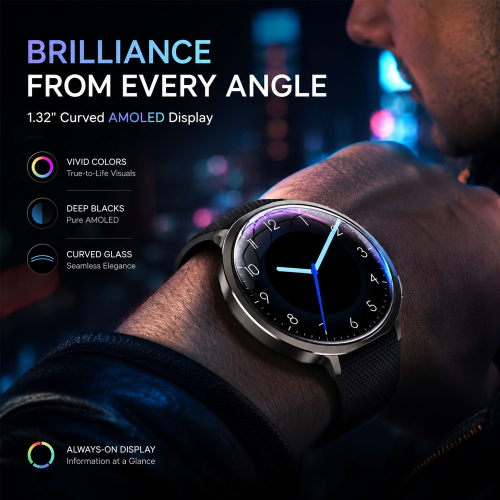 Smartwatch Premium AMOLED 2026 - Men'S Fashion Week 2026 recensione e prezzo