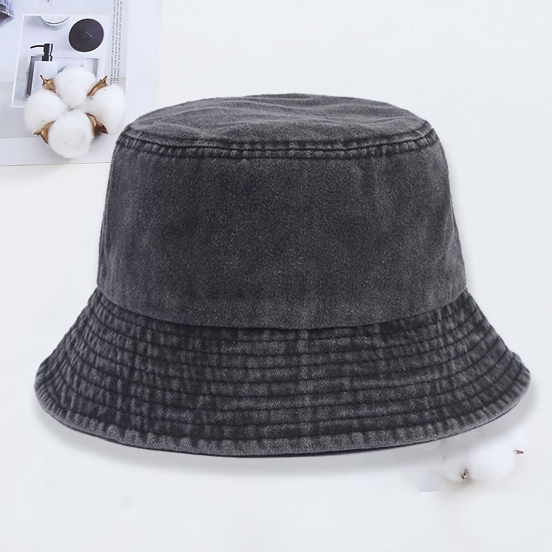 Cappello da pescatore in denim - Mens Fashion Bucket Hat recensione e prezzo