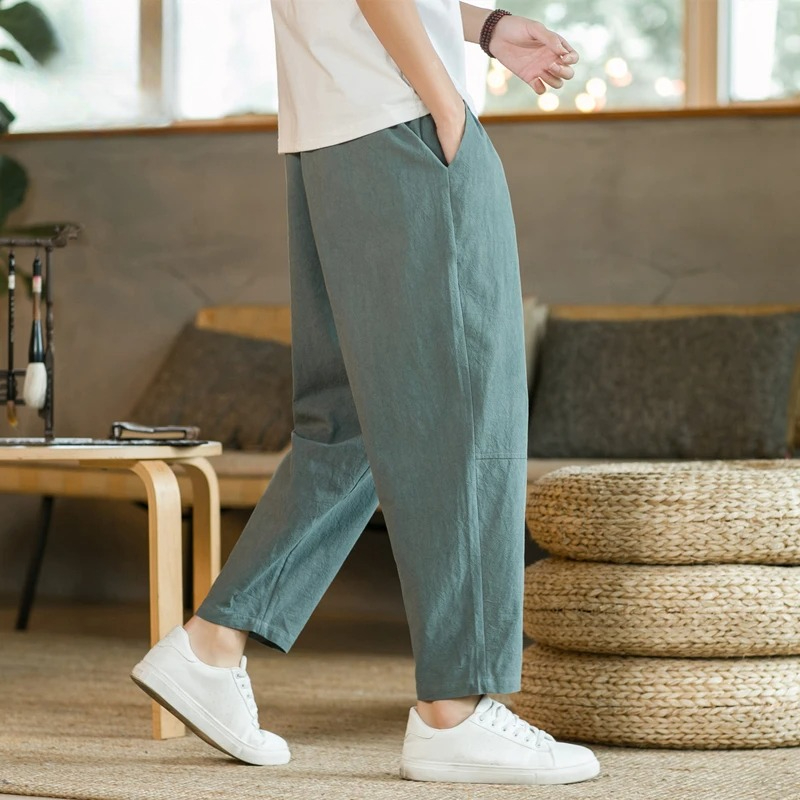 Pantaloni da Uomo in Cotone e  - Men'S Fashion Linen Pants recensione e prezzo