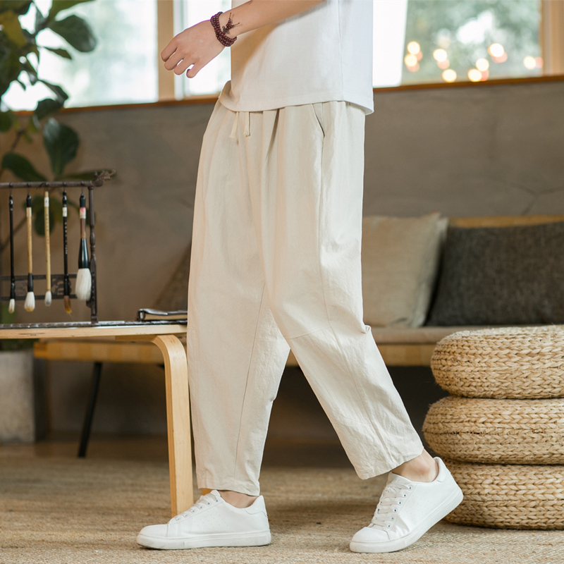 Pantaloni da Uomo in Cotone e  - Men'S Fashion Linen Pants recensione e prezzo