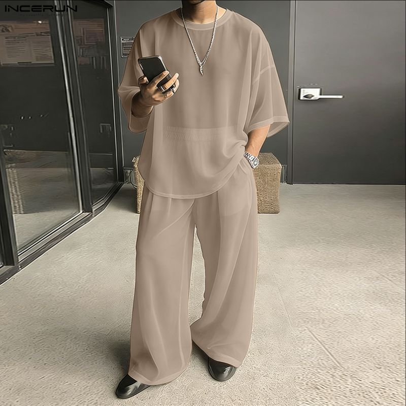 INCERUN Completi da Uomo Tinta - Men'S Fashion Loose Pants recensione e prezzo