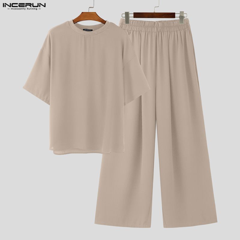 INCERUN Completi da Uomo Tinta - Men'S Fashion Loose Pants recensione e prezzo