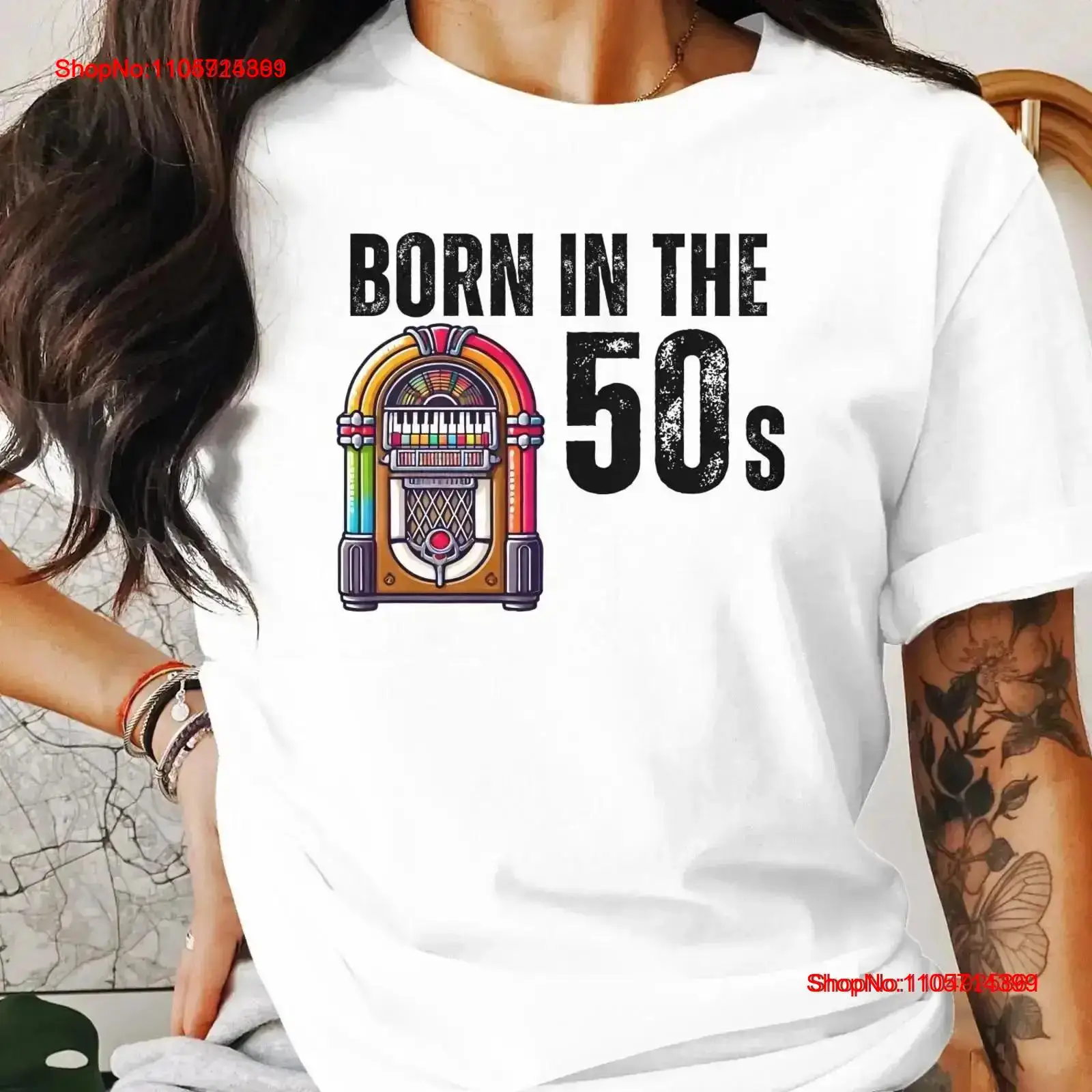 T-shirt vintage Born In The 50 - Mens Fashion In The 50S recensione e prezzo