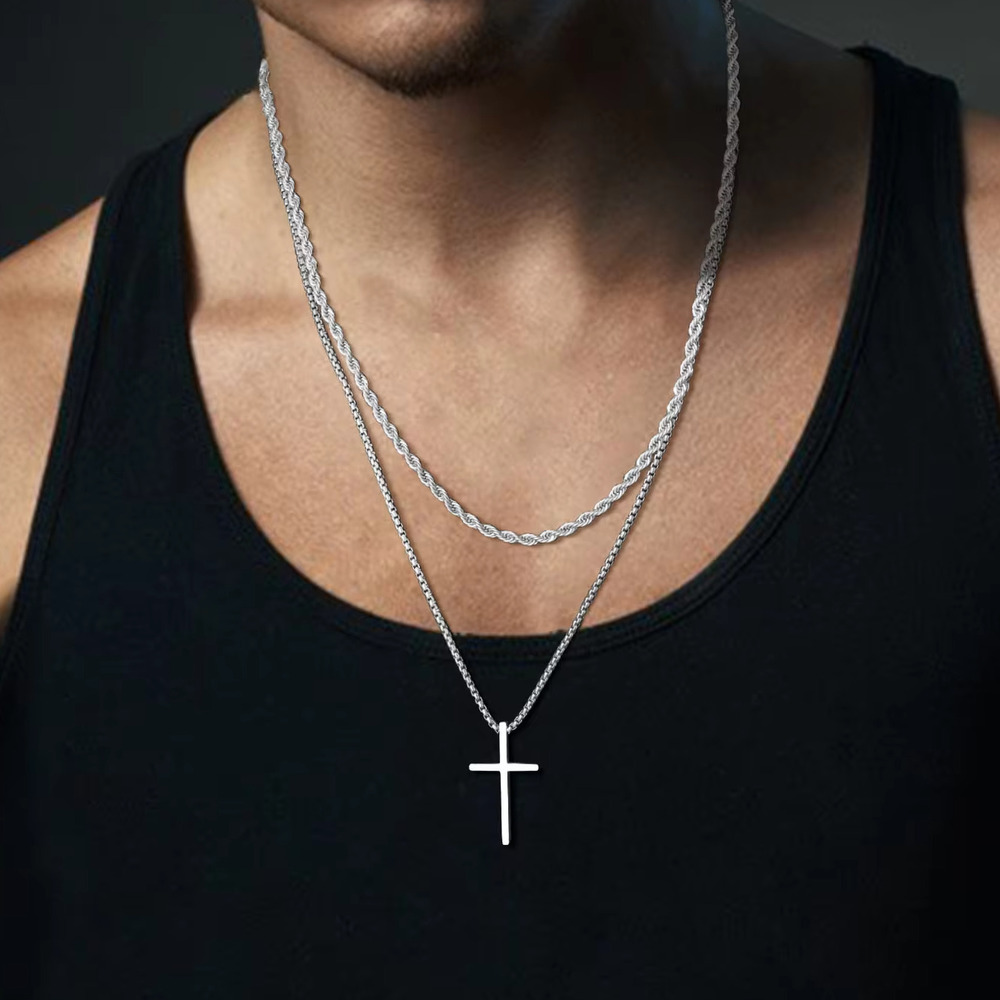 Collana con croce alla moda pe - Mens Fashion In The 50S recensione e prezzo