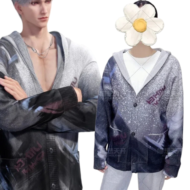 Costume Sylus del Gioco Love a - Knitted Cardigan Men recensione e prezzo