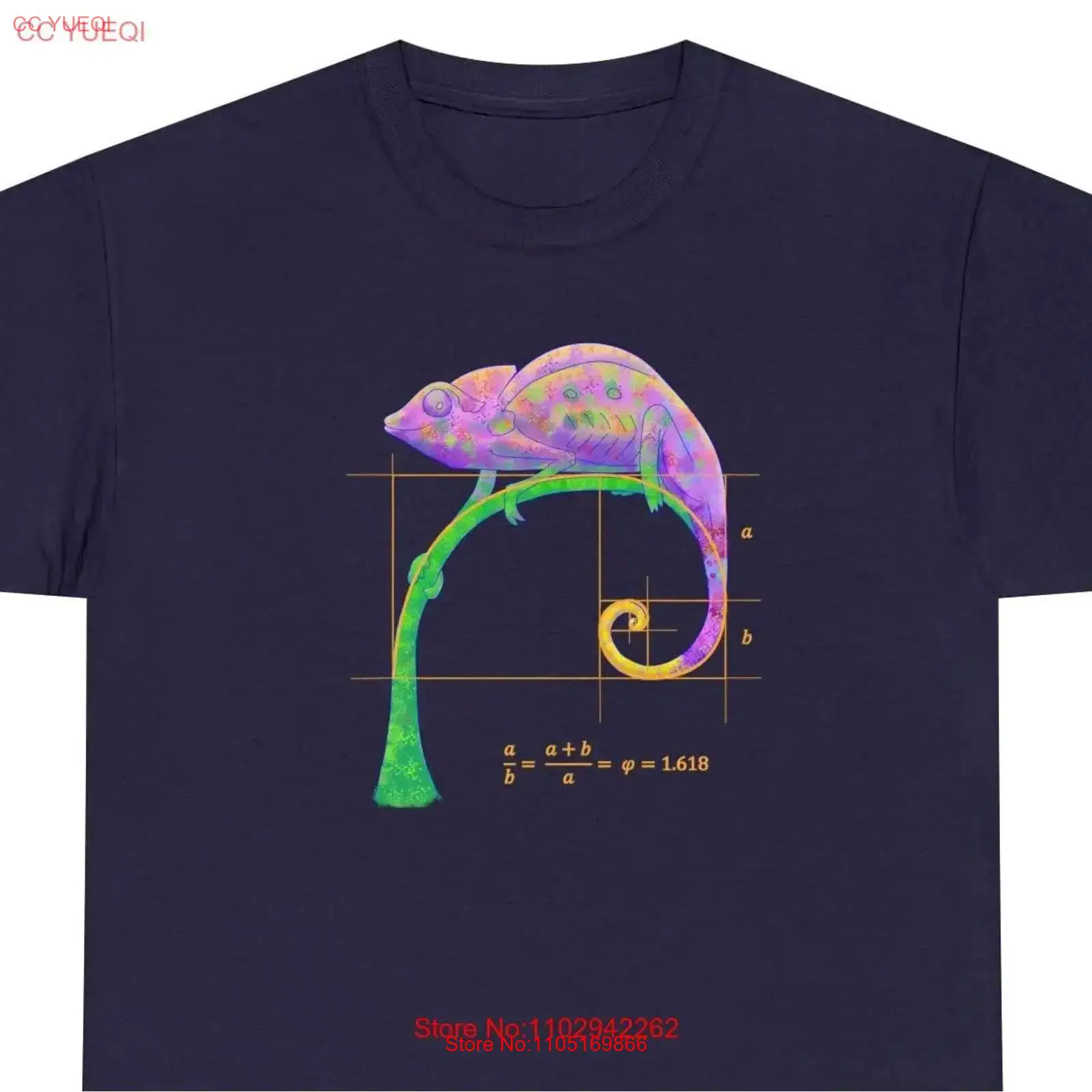Maglietta Fibonacci Chameleon  - Men'S Fashion Uk recensione e prezzo