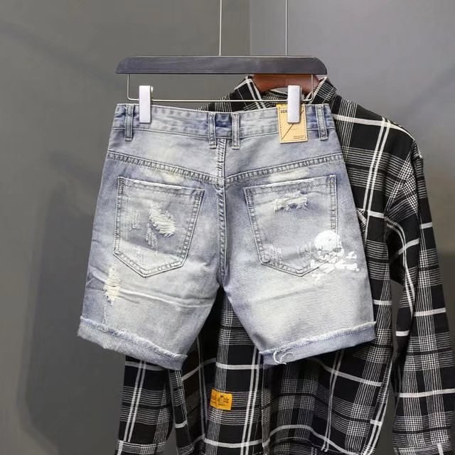 Jeans corti strappati elastici - Men'S Fashion Linen Pants recensione e prezzo
